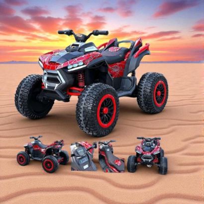 صورة دباب أطفال رباعي كهربائي تصميمه قوي